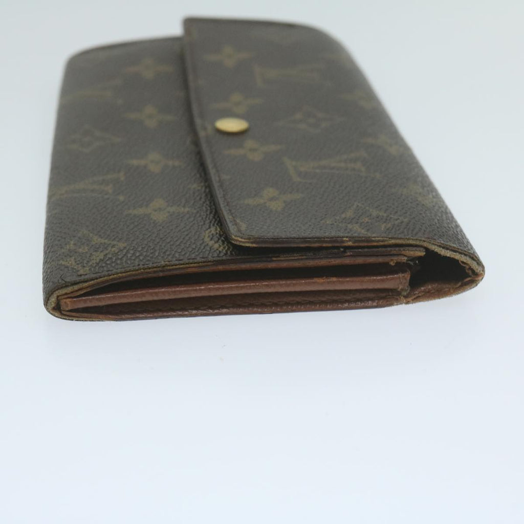 LOUIS VUITTON Monogram Pochette Porte Monnaie Credit Wallet M61725 LV 65040