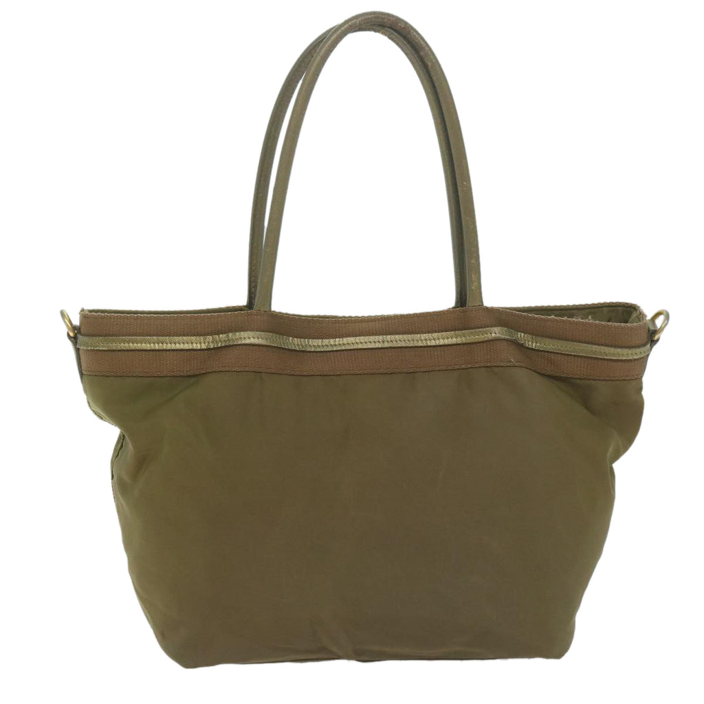 PRADA Tote Bag Nylon Khaki 65083