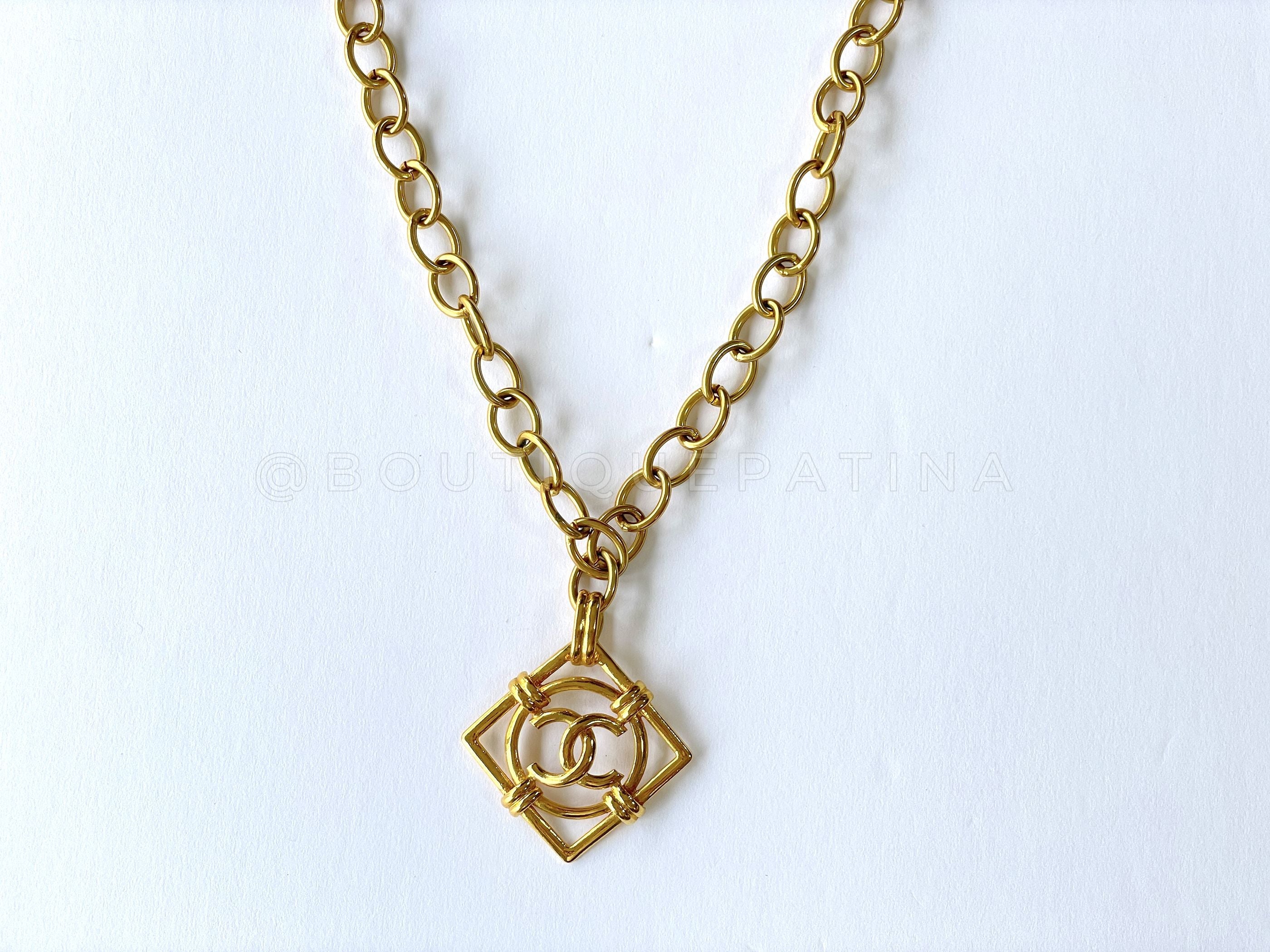 Chanel Collection 29 Vintage CC Logo Long Necklace