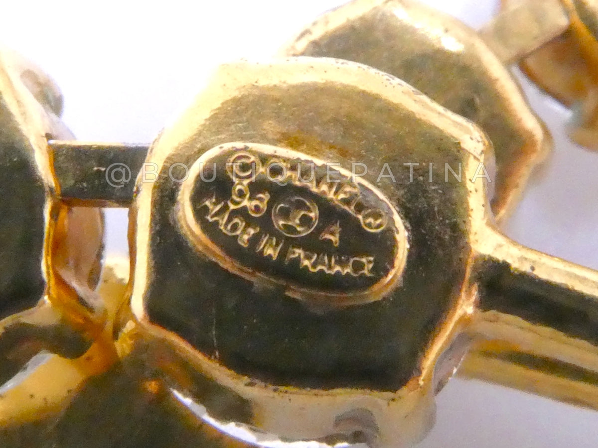 Chanel 96A Vintage "1995 Barbie" Crystal Choker Necklace Q5Z