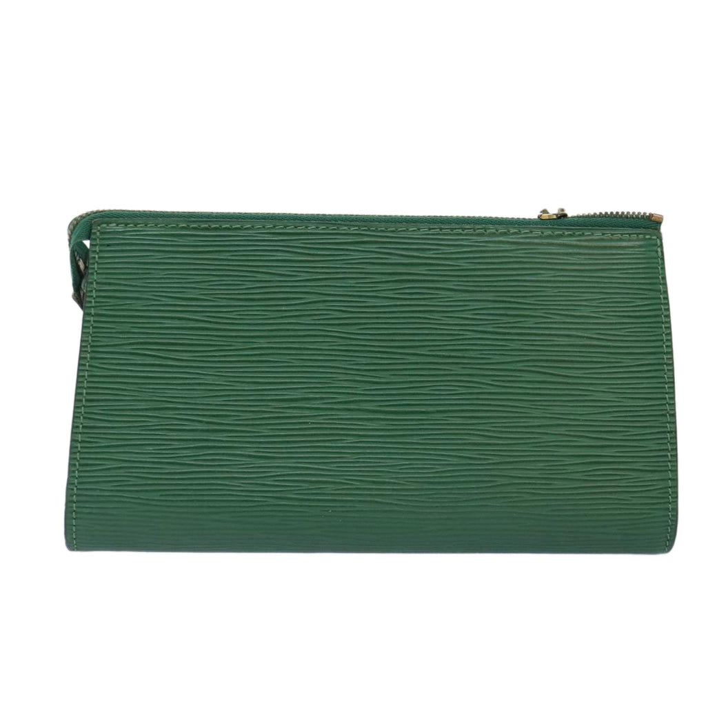 LOUIS VUITTON Epi Pochette Accessoires Pouch Green M52984 LV 65519