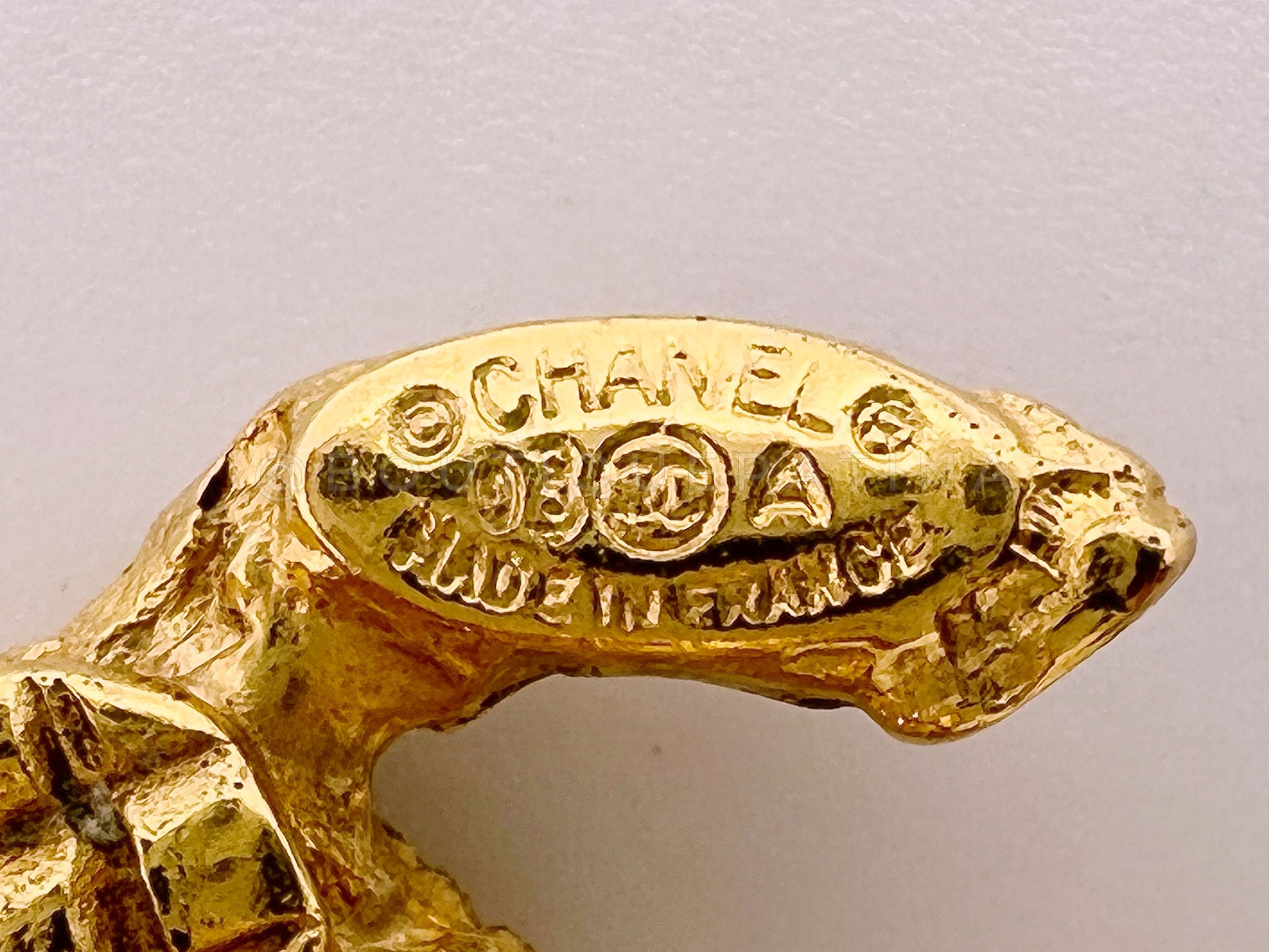 Chanel Vintage 93A CC Logo Stud Earrings