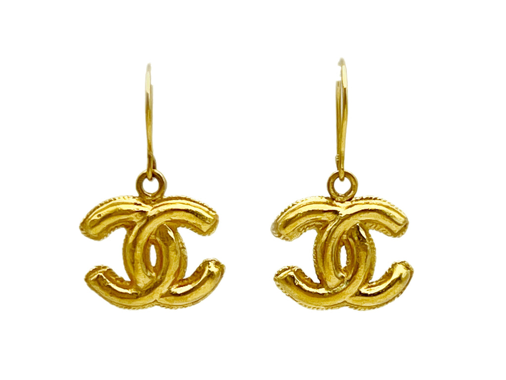 Chanel Vintage 99P CC Drop Earrings