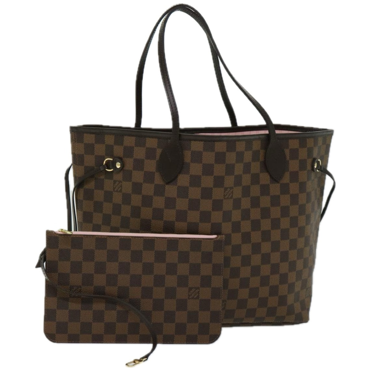 LOUIS VUITTON Damier Ebene Neverfull MM Tote Bag N51105 LV 66484SA
