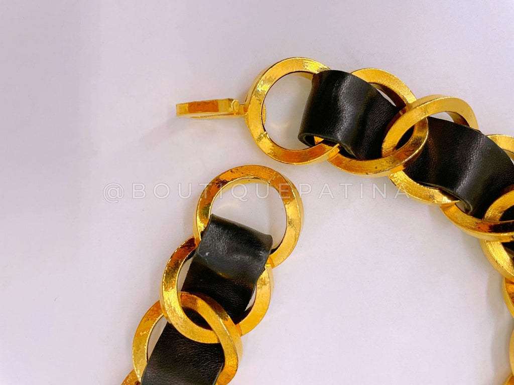 Chanel Vintage Woven Choker Necklace Collection 26 Rare Chunky Chain