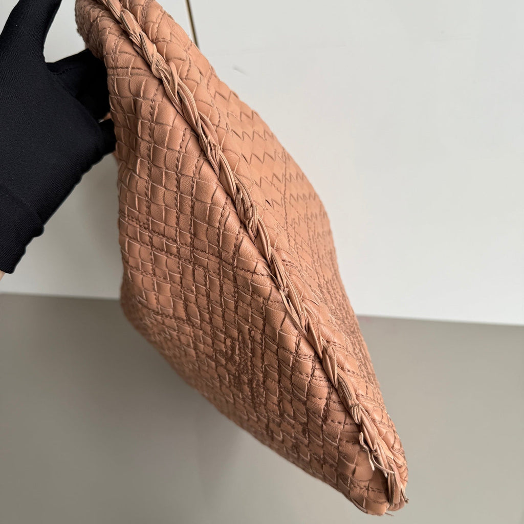 Bottega Veneta Veneta Hobo Beige Almond Special Edition Leather 40cm