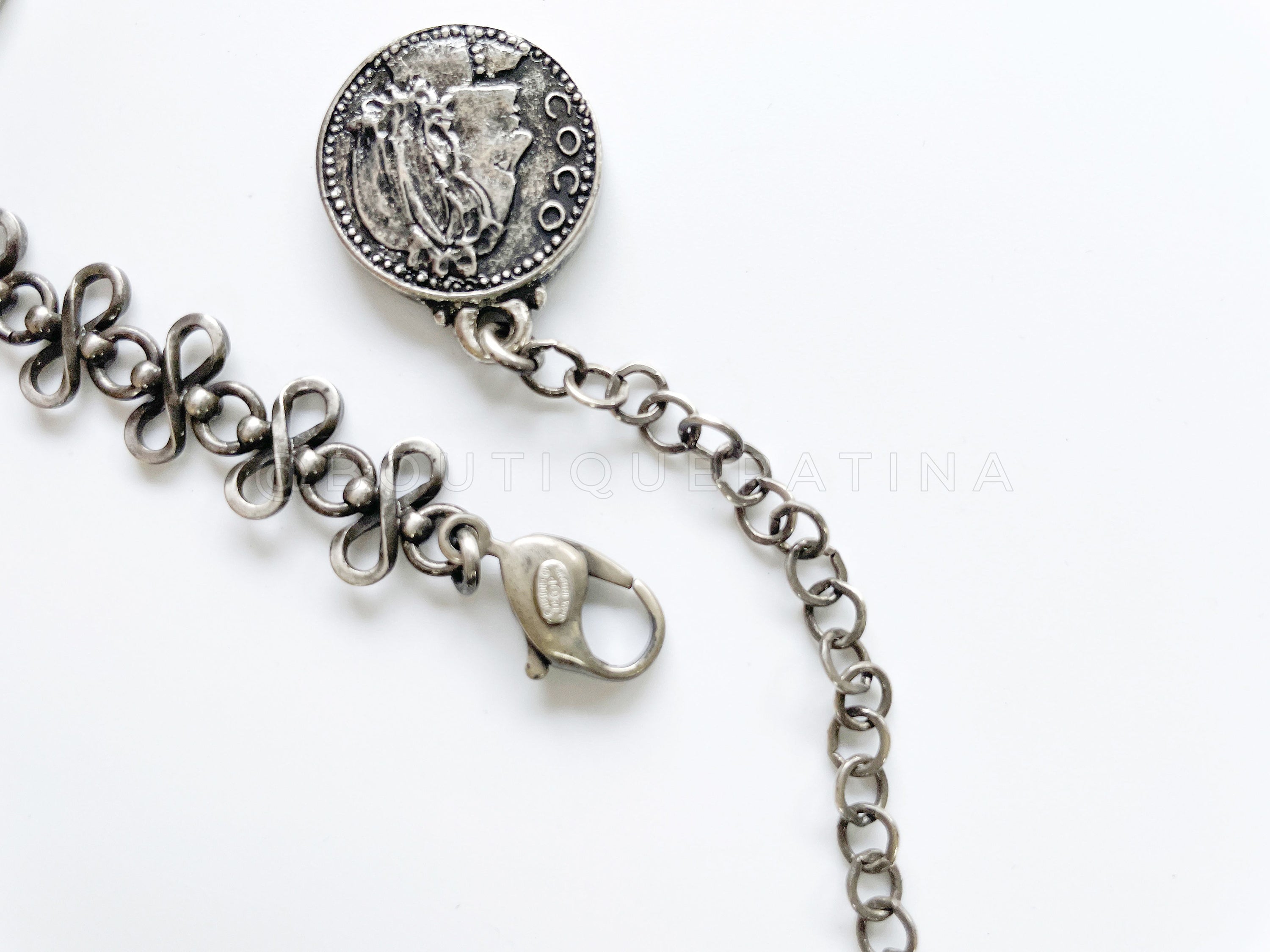 Chanel 2003 Spring Runway Belt Coin Medallion Necklace RHW 37Z