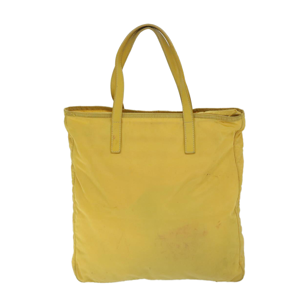 PRADA Tote Bag Nylon Yellow 67978