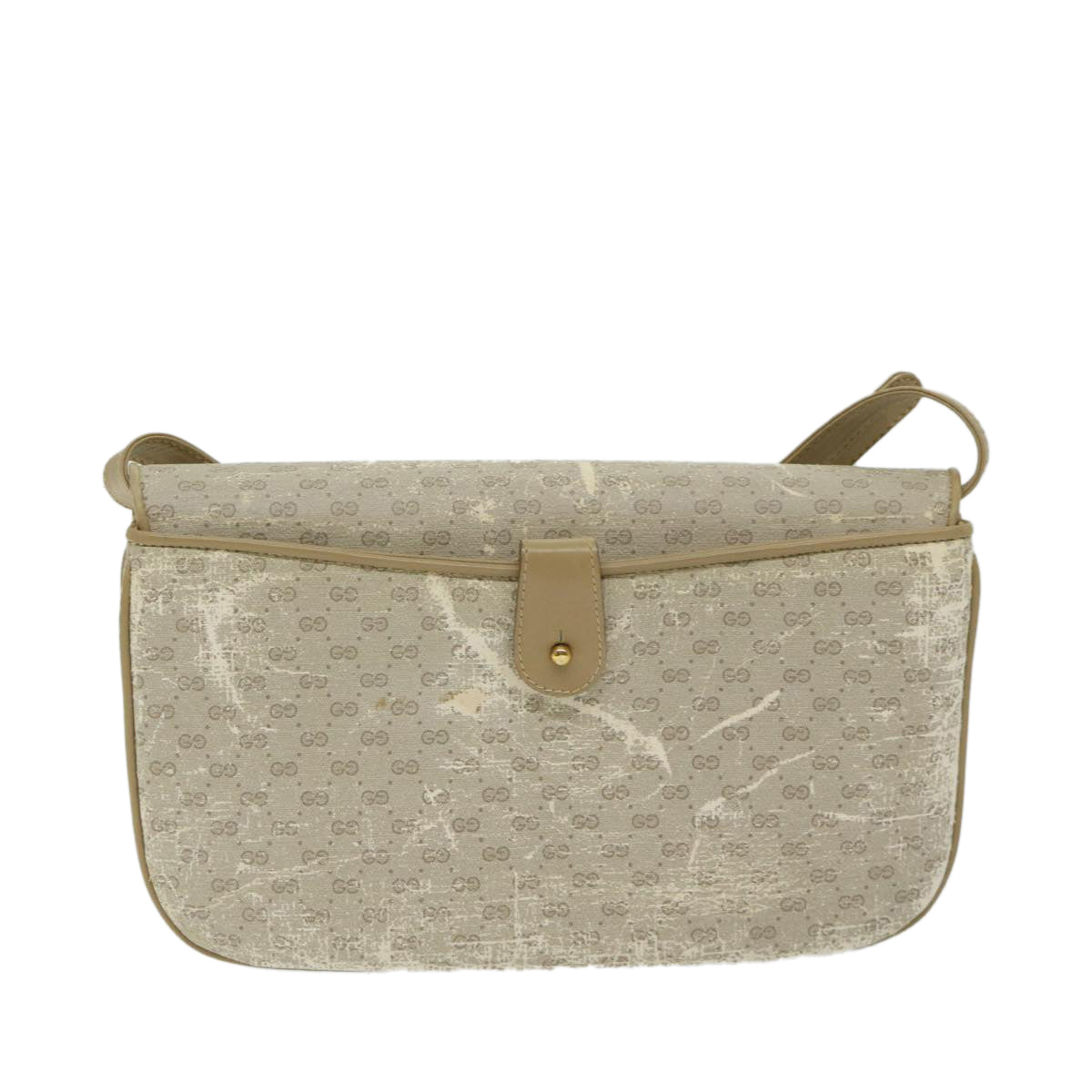 GUCCI Micro GG Canvas Shoulder Bag Beige 004 106 0024 68018