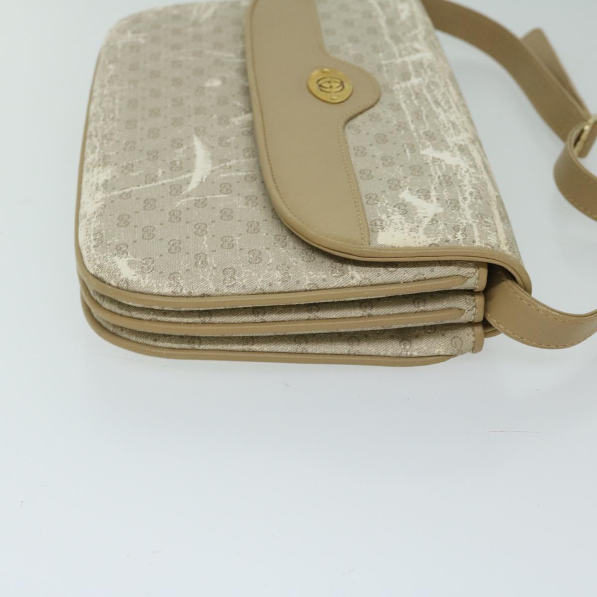 GUCCI Micro GG Canvas Shoulder Bag Beige 004 106 0024 68018