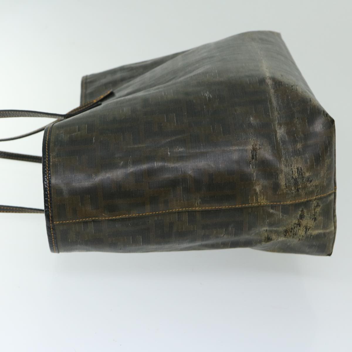 FENDI Zucca Canvas Tote Bag Brown 68069