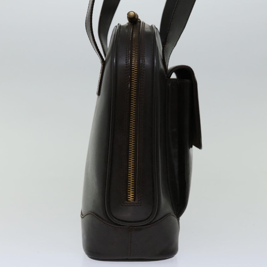 GUCCI Shoulder Bag Patent leather Brown 001 3444 1650 68465