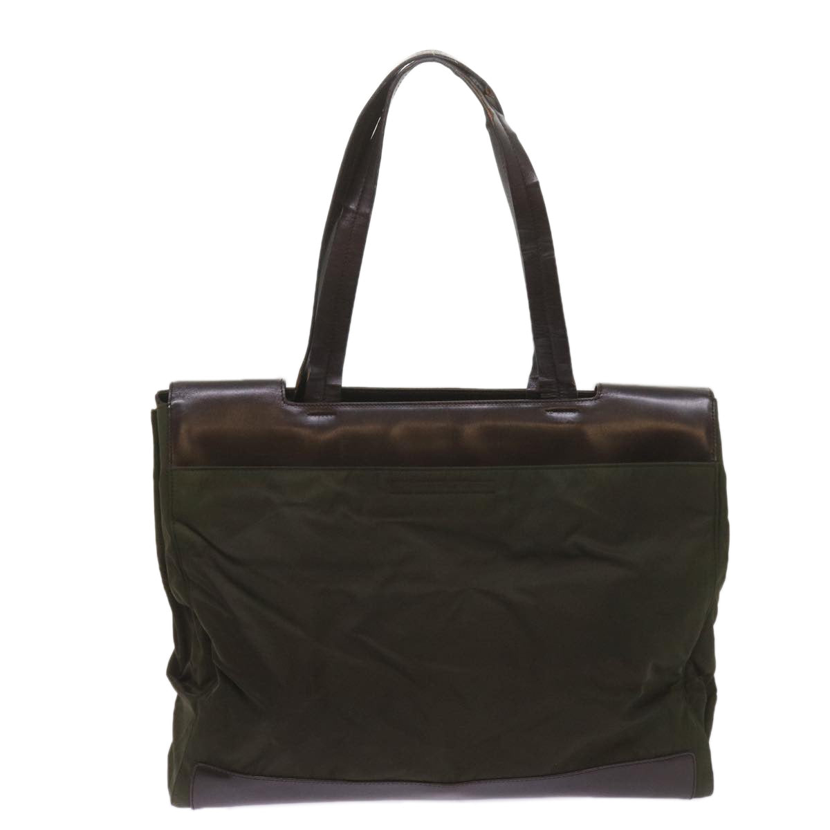 PRADA Tote Bag Nylon Khaki 68627