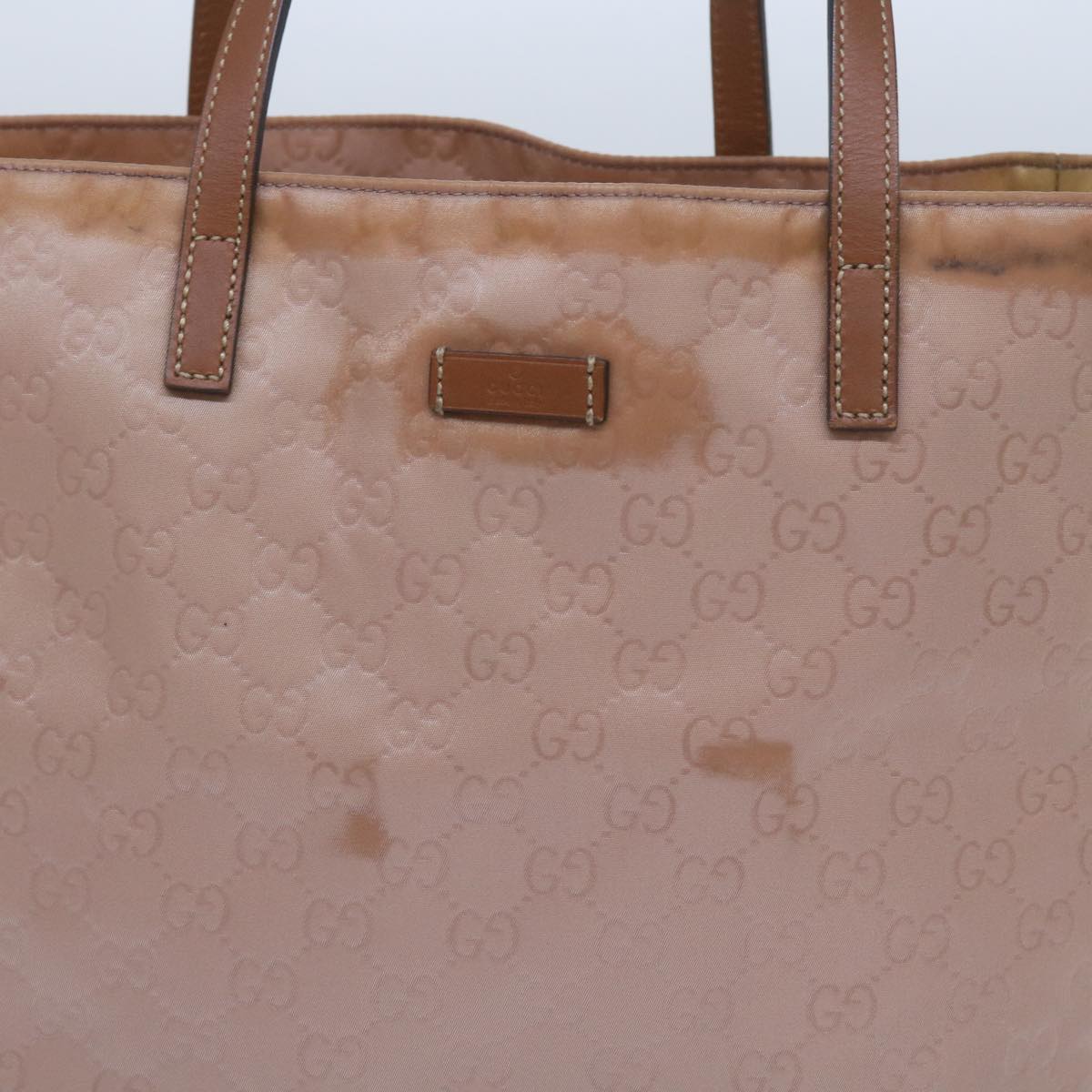 GUCCI GG Canvas Tote Bag Beige 282439 68674