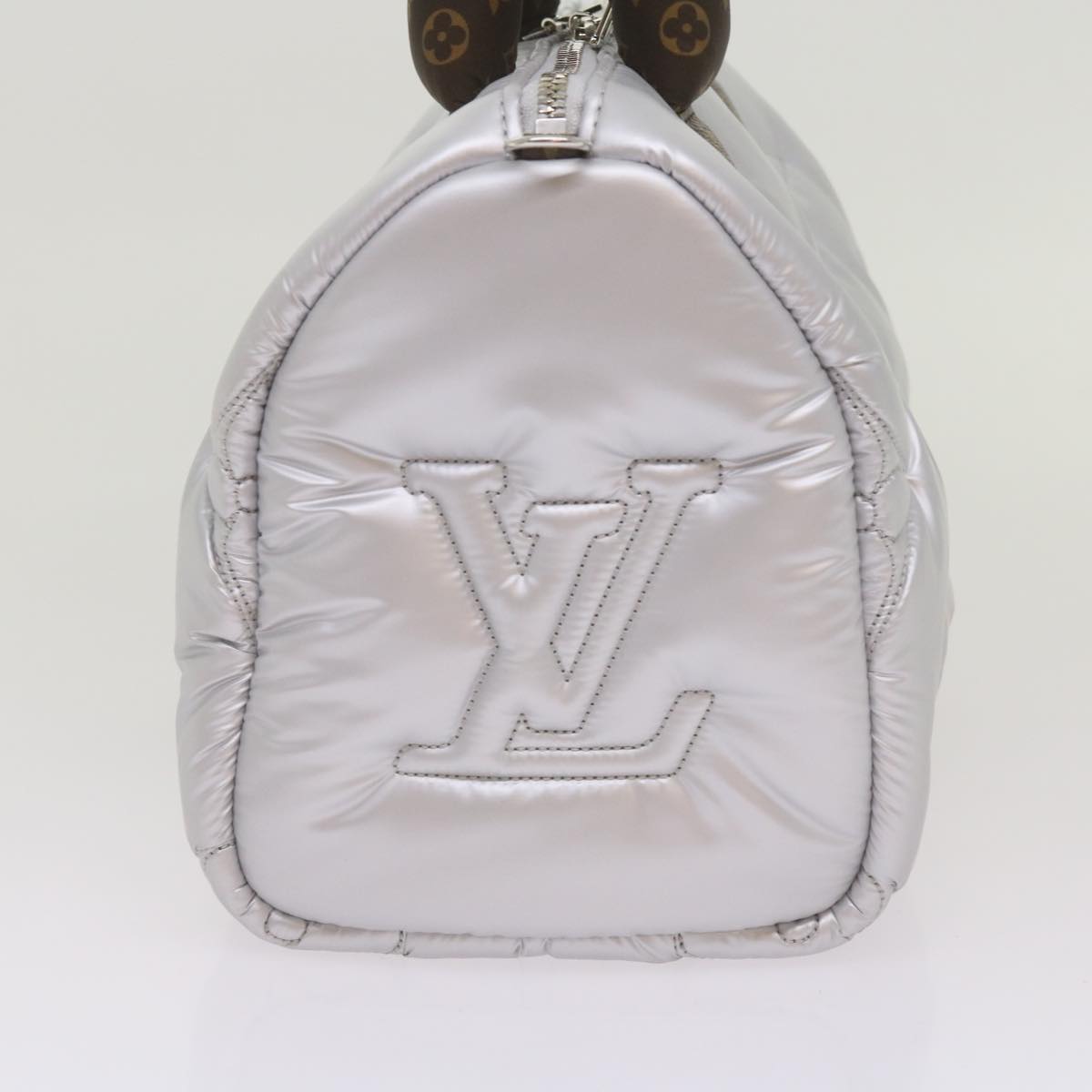 LOUIS VUITTON Linylon Speedy Bandouliere 25 Bag 2way Silver M20973 68692S