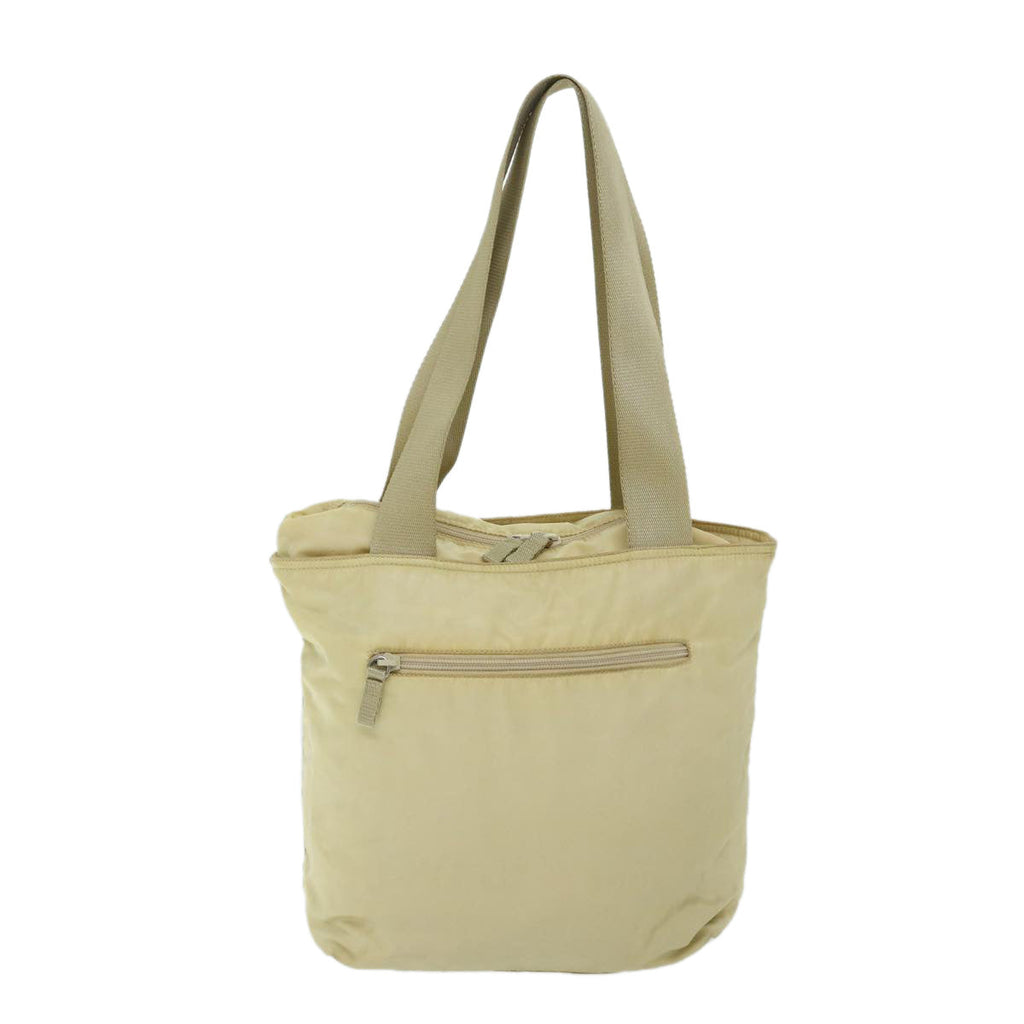 PRADA Shoulder Bag Nylon Cream 69347