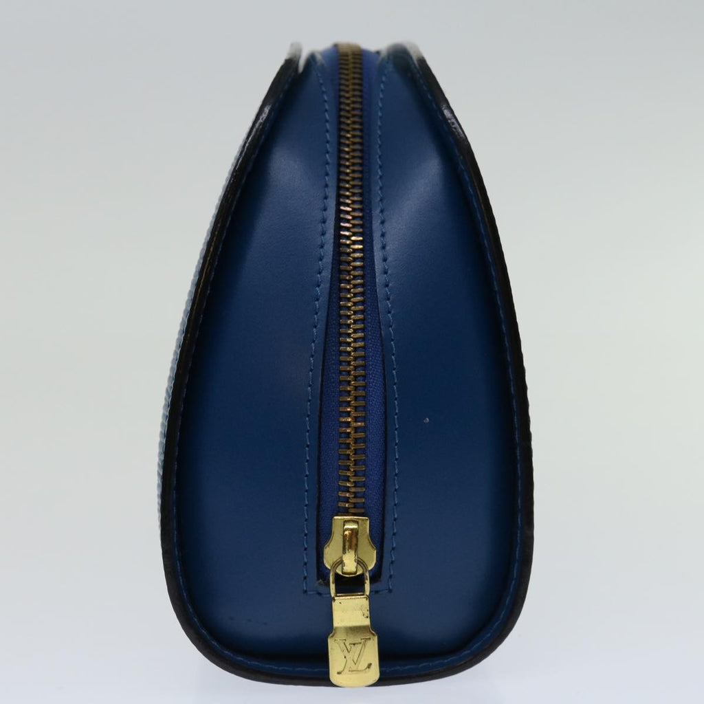 LOUIS VUITTON Epi Dauphine GM Pouch Blue M48435 LV 69549