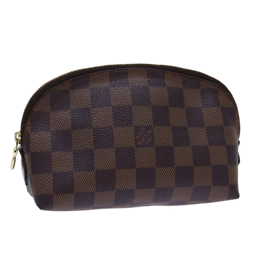 LOUIS VUITTON Damier Ebene Pochette Cosmetic PM Pouch N47516 LV 69835