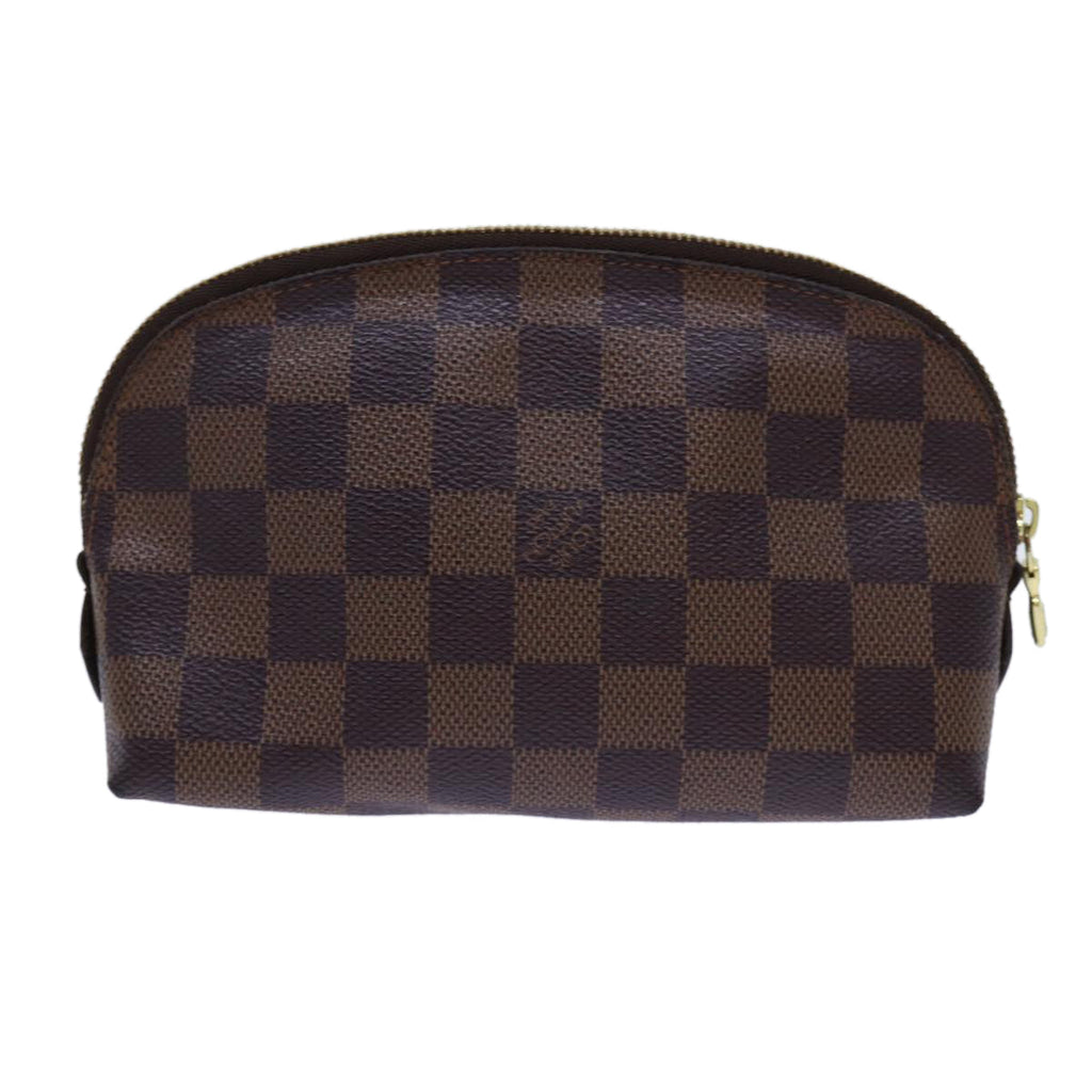 LOUIS VUITTON Damier Ebene Pochette Cosmetic PM Pouch N47516 LV 69835
