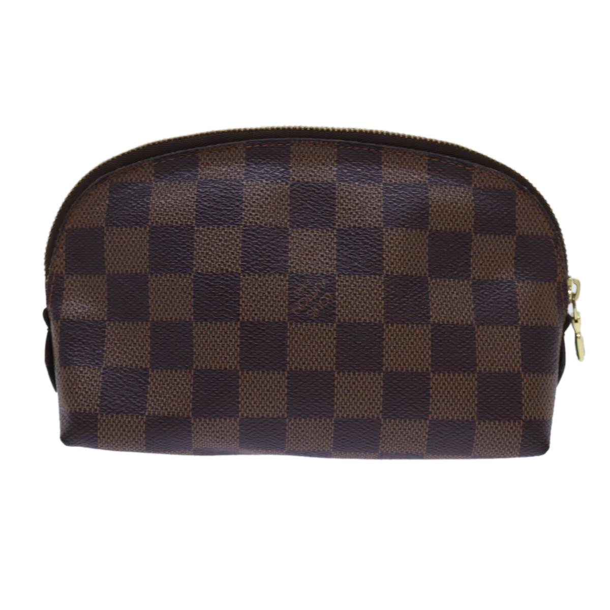 LOUIS VUITTON Damier Ebene Pochette Cosmetic PM Pouch N47516 LV 69835