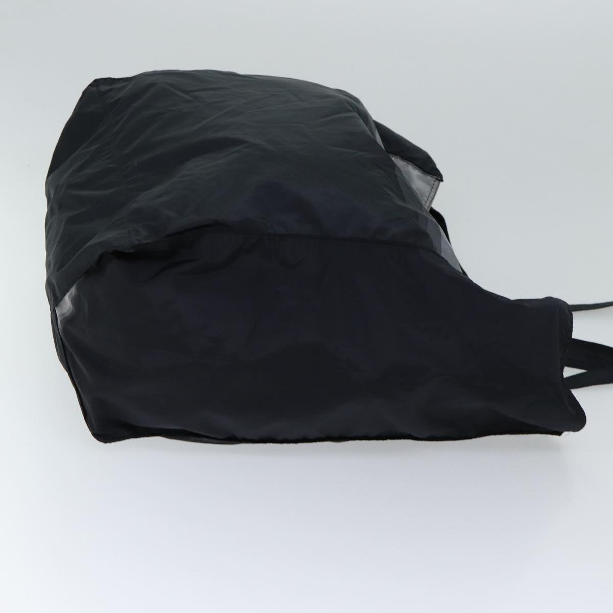PRADA Tote Bag Nylon Black Gray 69946