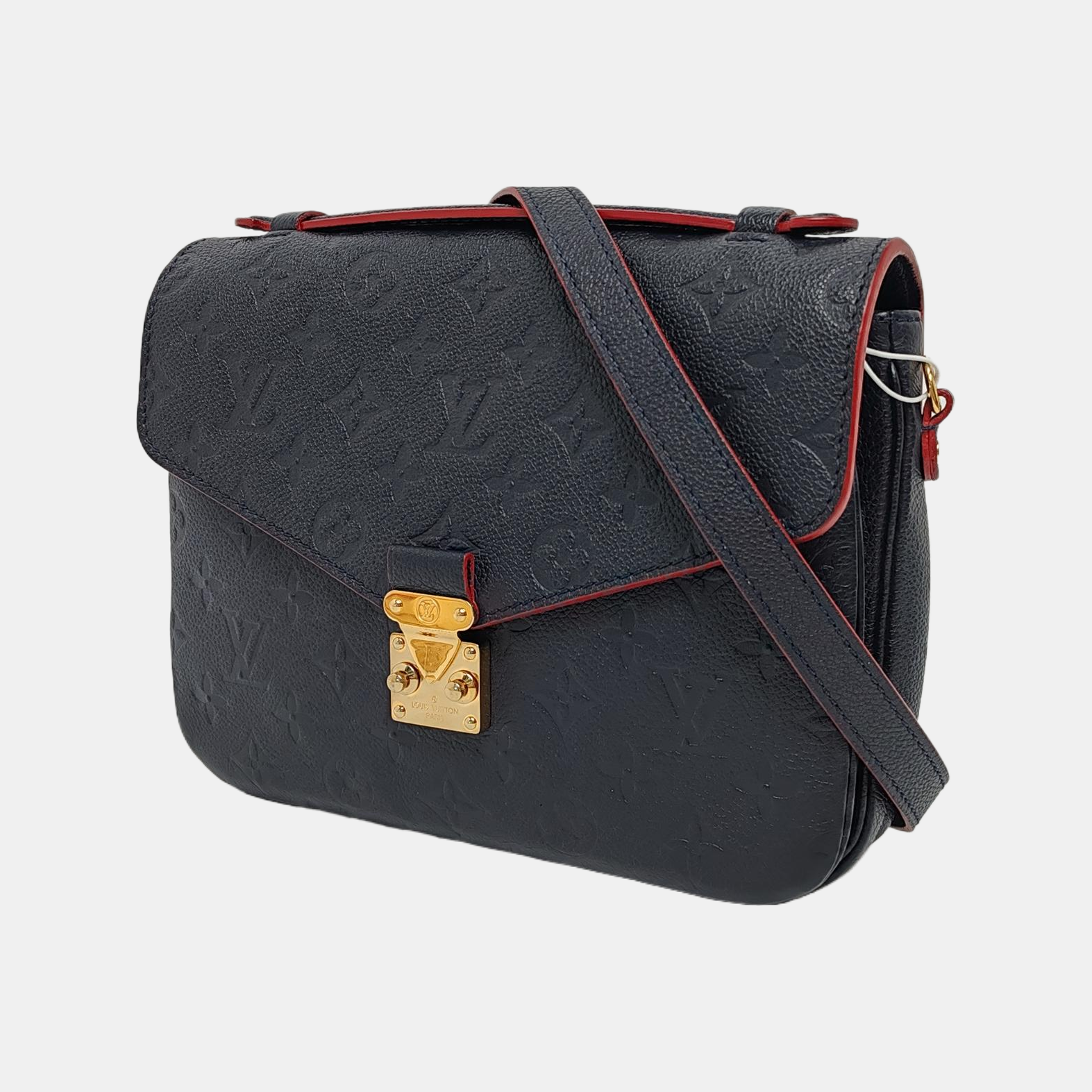 Louis Vuitton Pochette Métis Monogram Empreinte Leather Navy