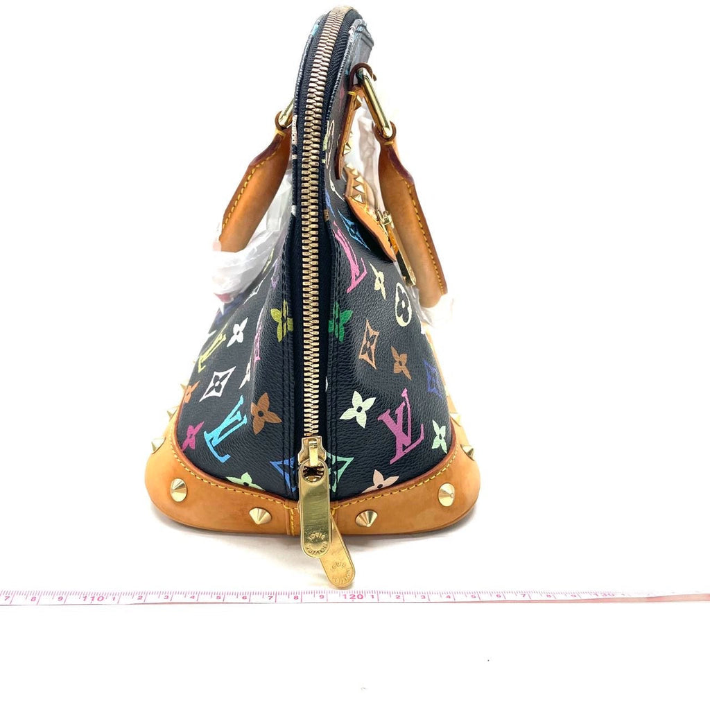 Louis Vuitton x Takashi Murakami Alma Small Black Multicolor
