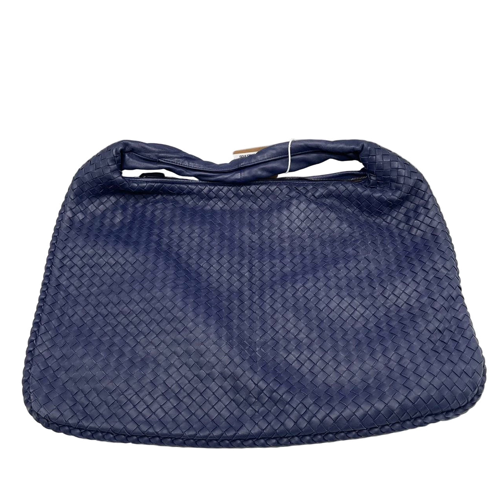 Bottega Veneta Veneta Hobo Navy Leather Bag Maxi 50cm