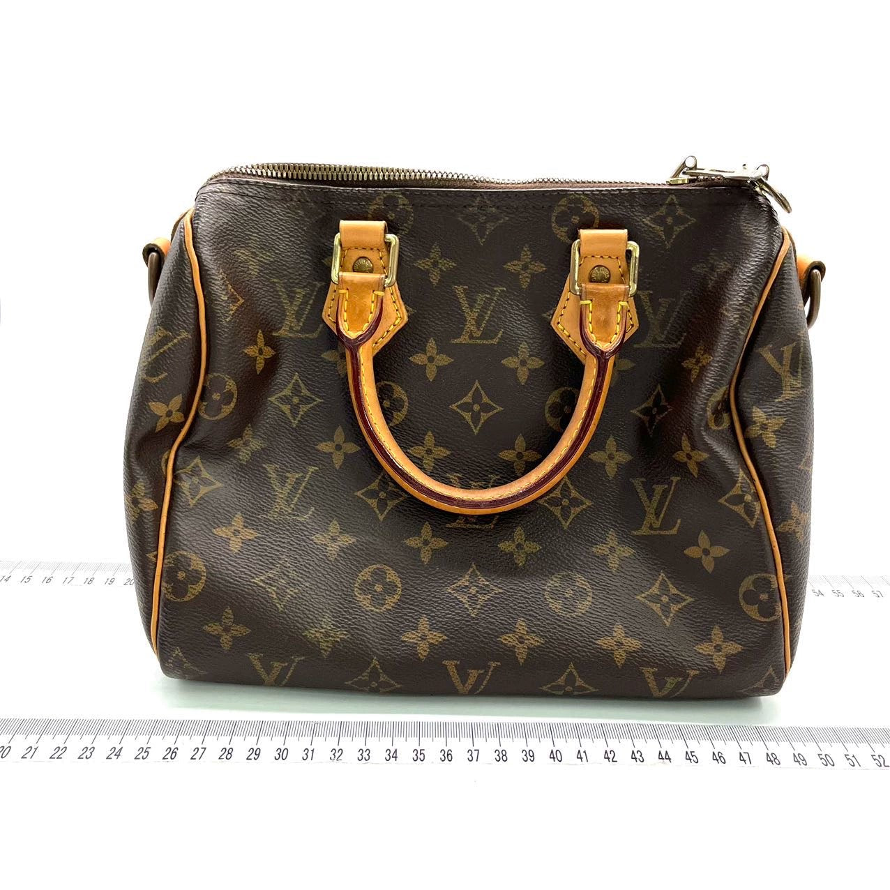 Louis Vuitton Speedy 25 Bandouliere Brown Monogram with Strap