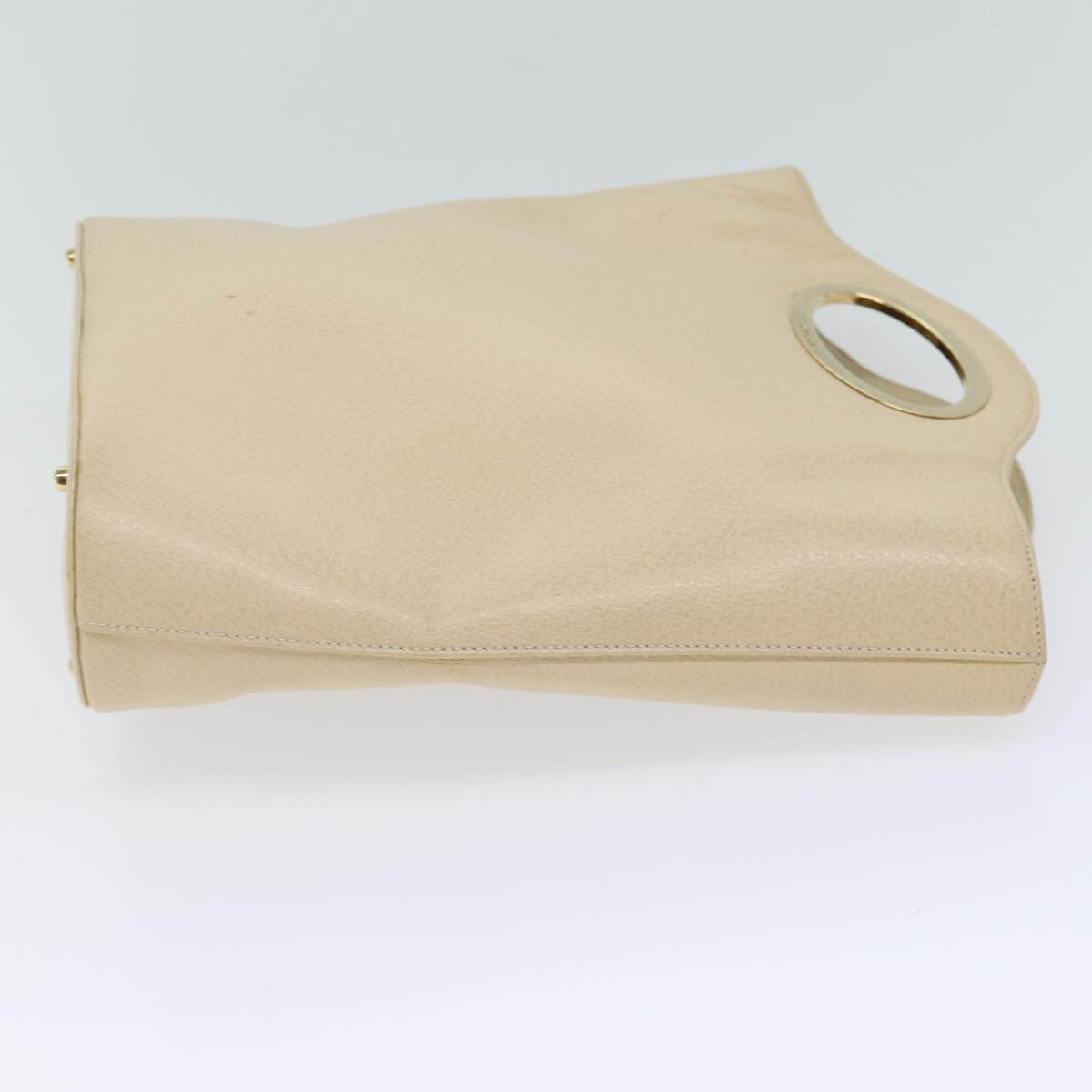 GUCCI Hand Bag Leather Beige 000 1553 0556 70204