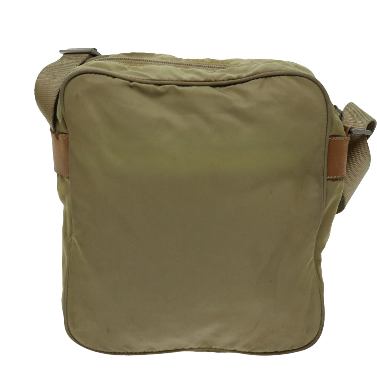 PRADA Shoulder Bag Nylon Beige 70211