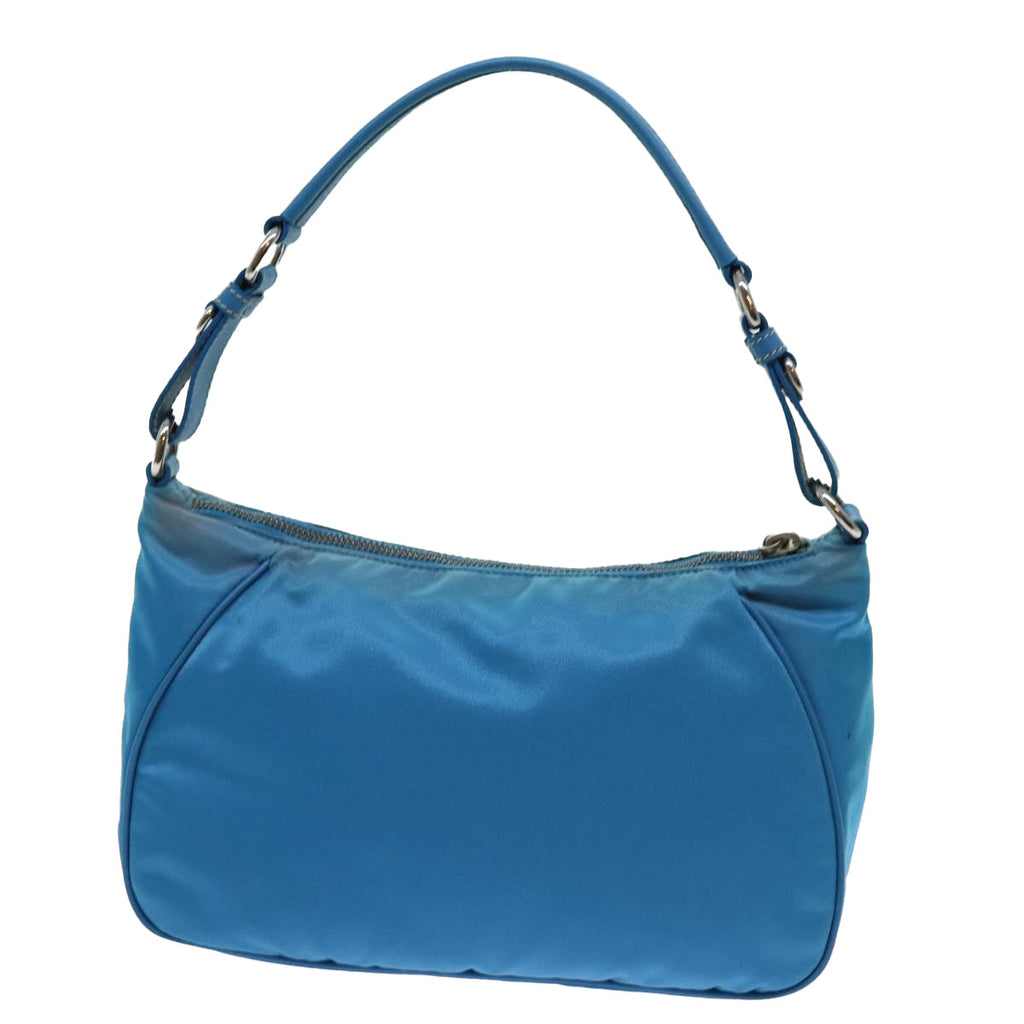 PRADA Accessory Pouch Nylon Light Blue 70224