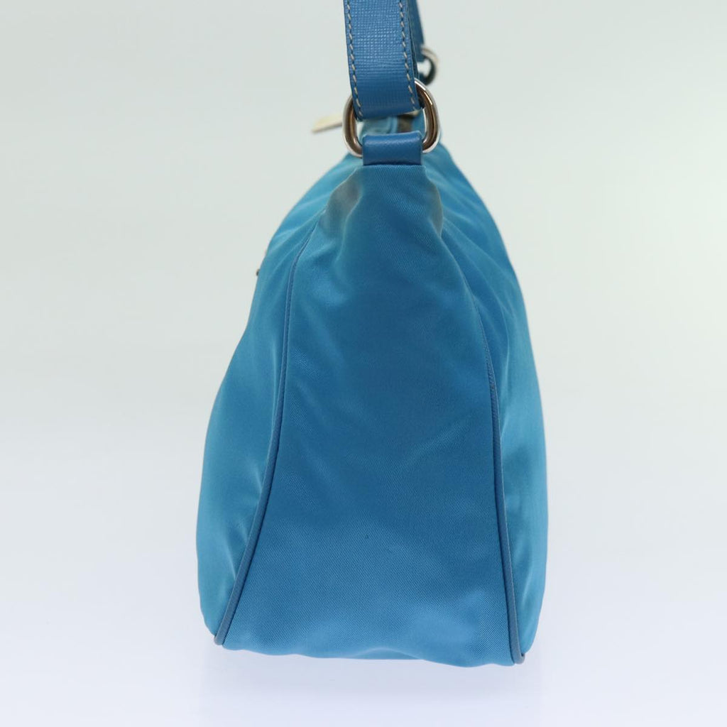 PRADA Accessory Pouch Nylon Light Blue 70224