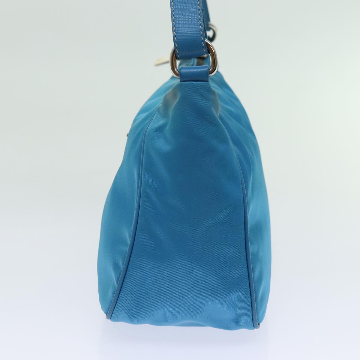 PRADA Accessory Pouch Nylon Light Blue 70224