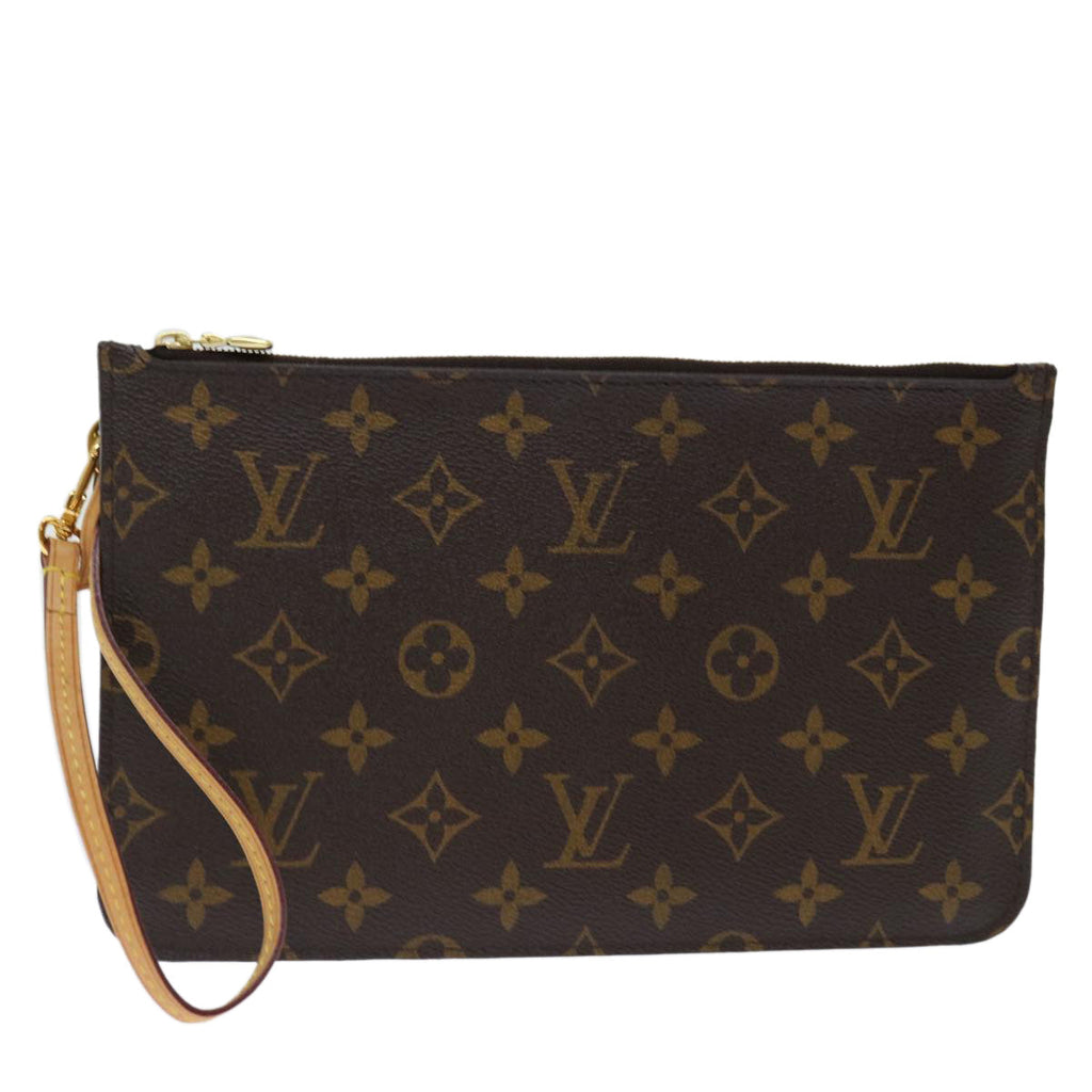 LOUIS VUITTON Monogram Neverfull MM Pouch Accessory Pouch LV 70307