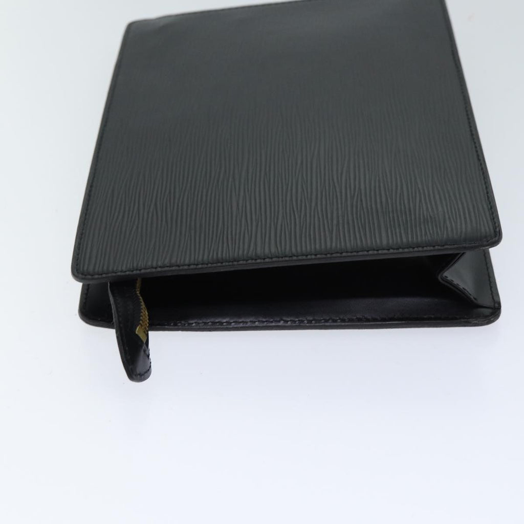 LOUIS VUITTON Epi Pochette Homme Clutch Bag Black M52522 LV 70480