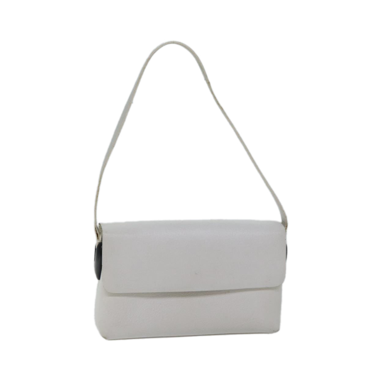 GUCCI Shoulder Bag Leather White 001 1998 1766 70524