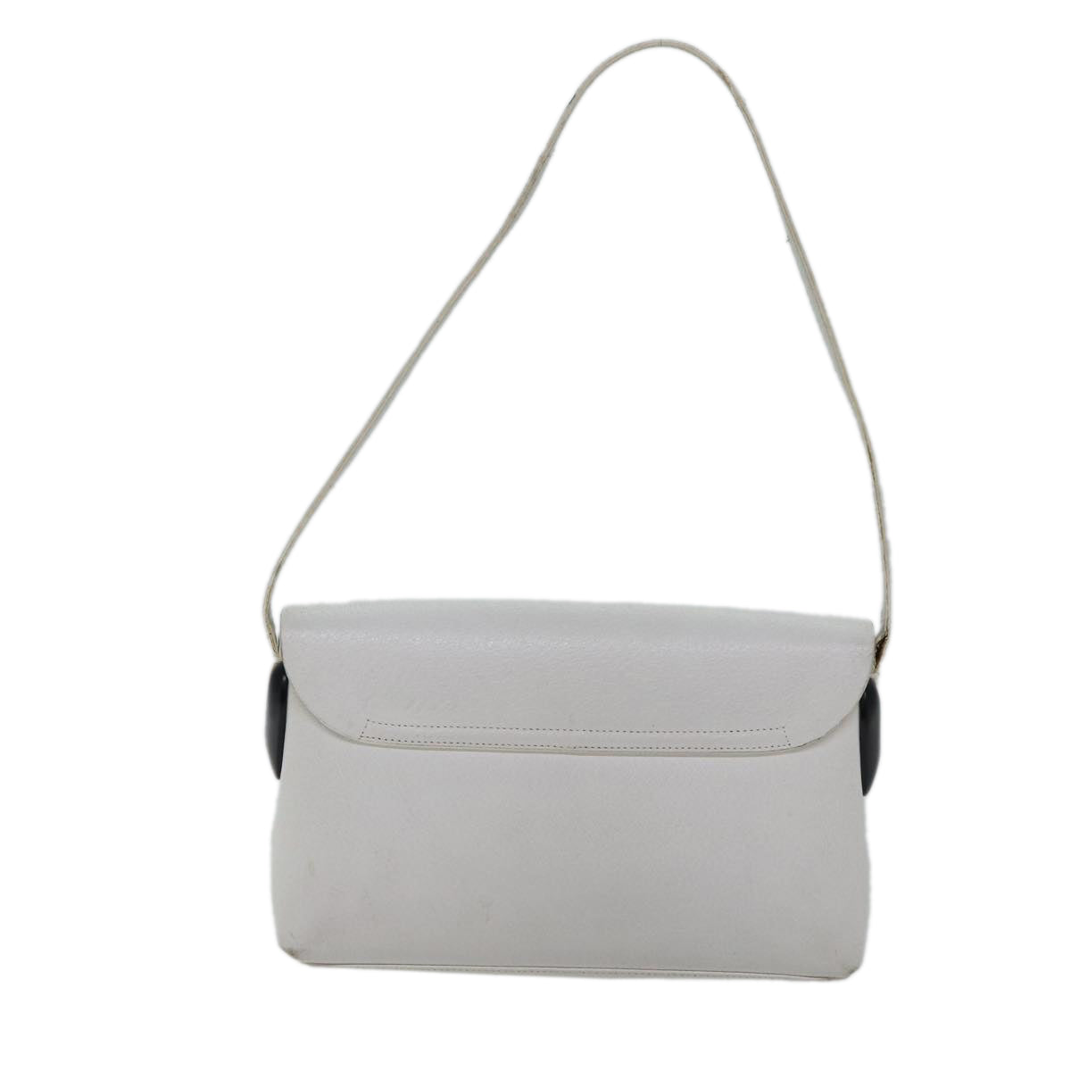 GUCCI Shoulder Bag Leather White 001 1998 1766 70524