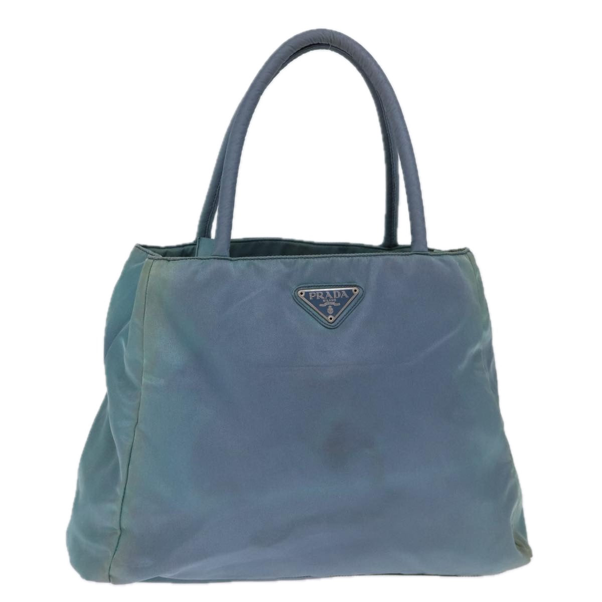 PRADA Hand Bag Nylon Blue 72857
