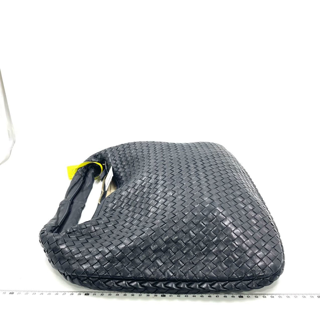 Bottega Veneta Veneta Hobo Maxi Black Leather 51cm