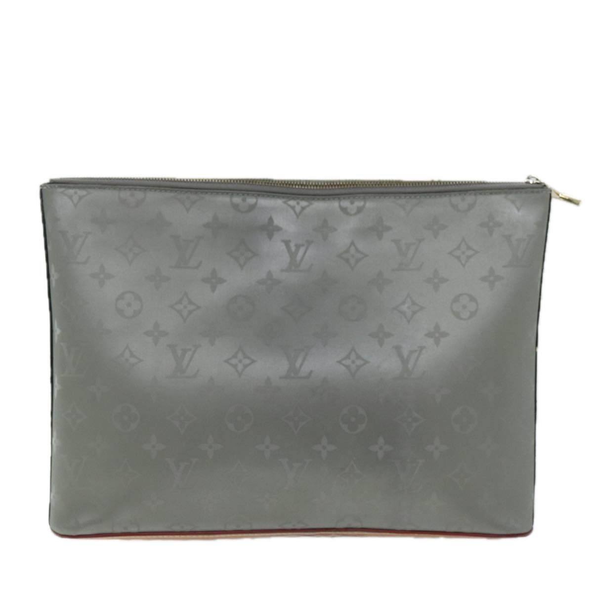 LOUIS VUITTON Monogram Titanium Pochette Cosmos Bag Gray M63240 LV 73801