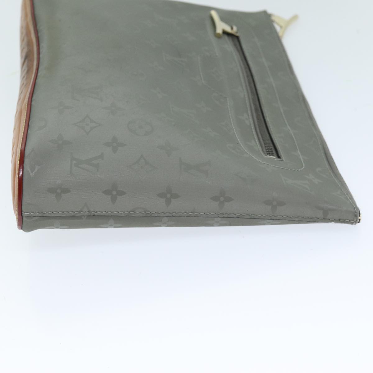 LOUIS VUITTON Monogram Titanium Pochette Cosmos Bag Gray M63240 LV 73801