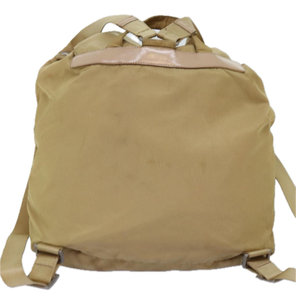 PRADA Backpack Nylon Beige 73873