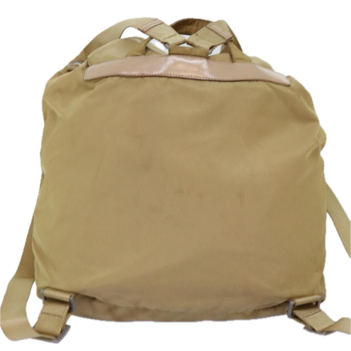 PRADA Backpack Nylon Beige 73873