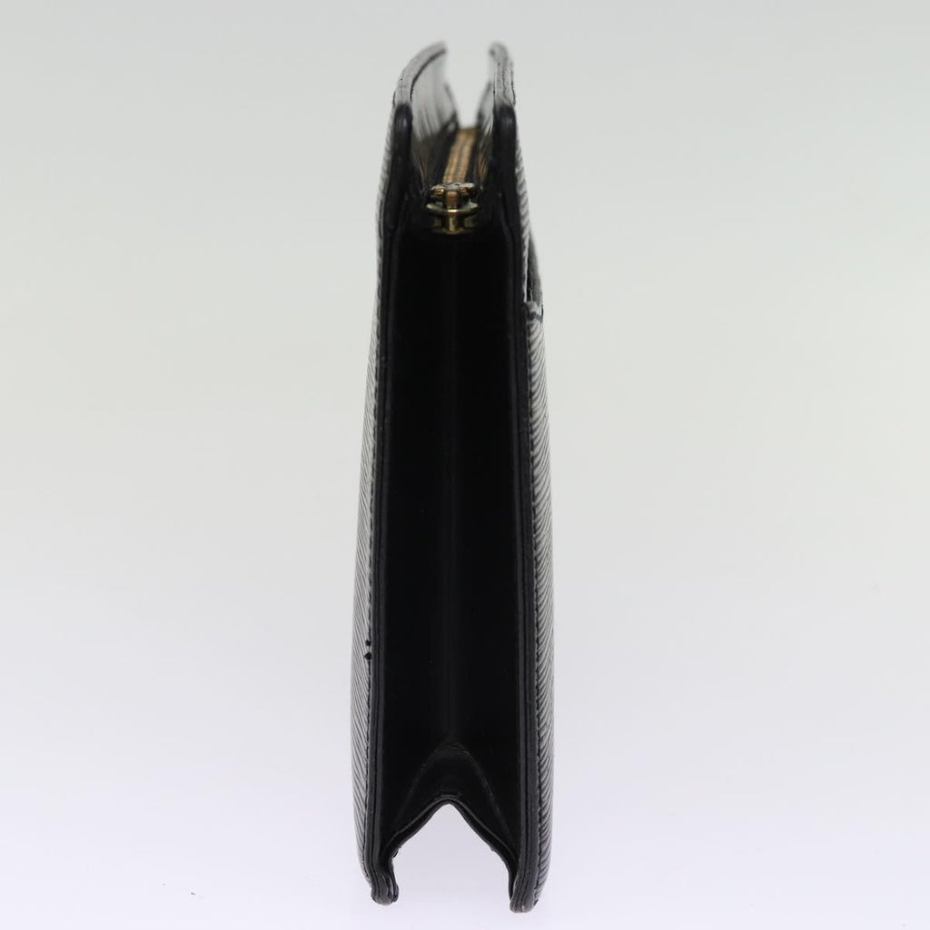 LOUIS VUITTON Epi Pochette Homme Clutch Bag Black