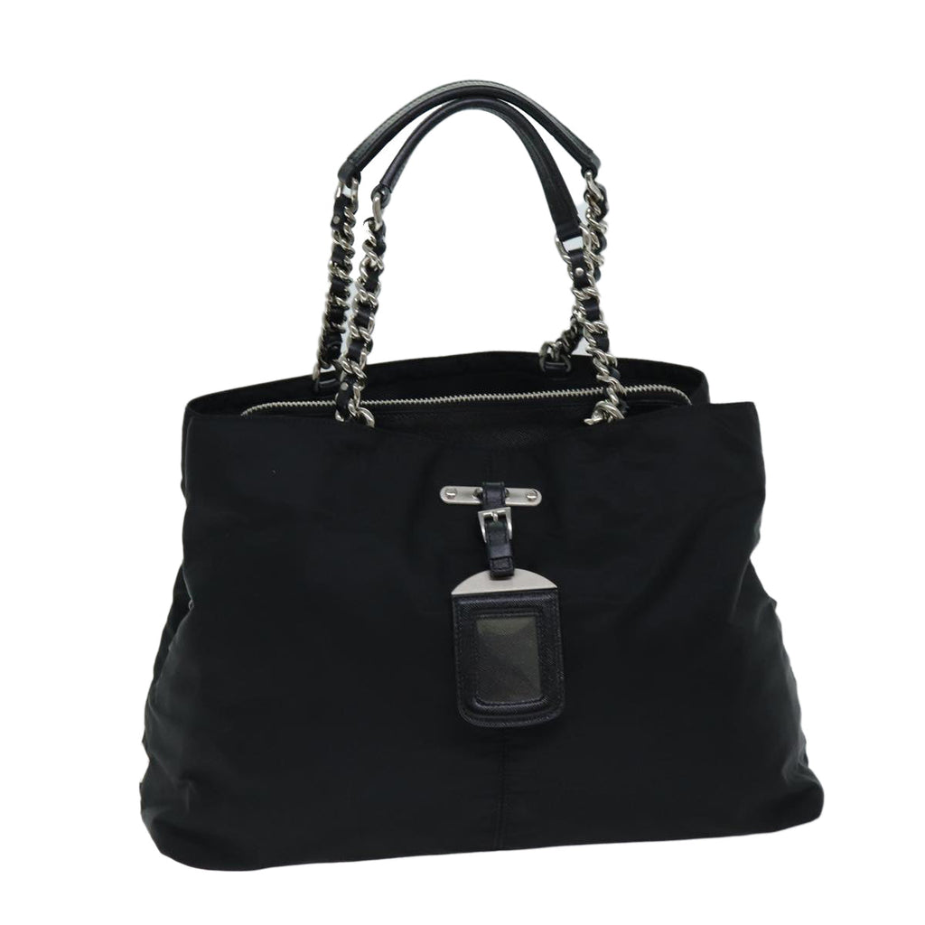 PRADA Tote Bag Nylon Black 75367