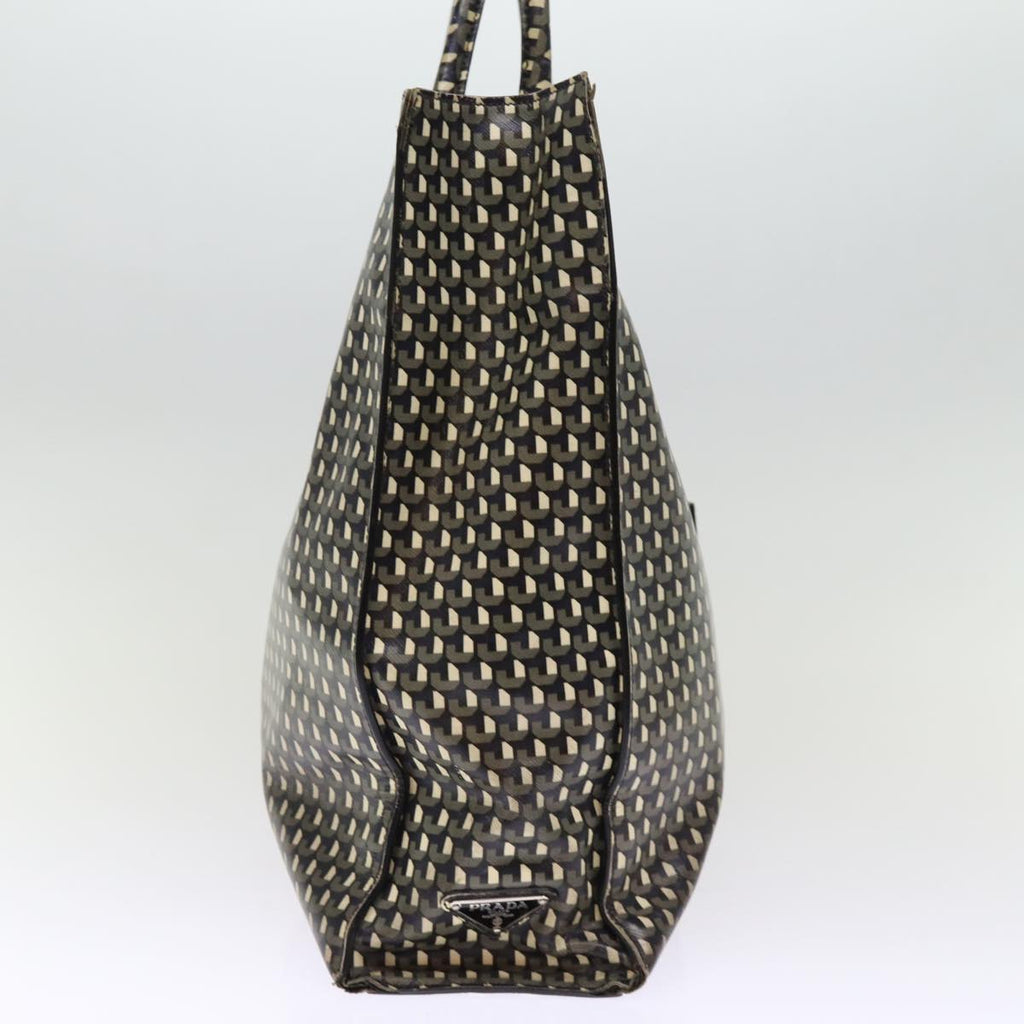 PRADA Tote Bag Safiano leather 2way Black 75371