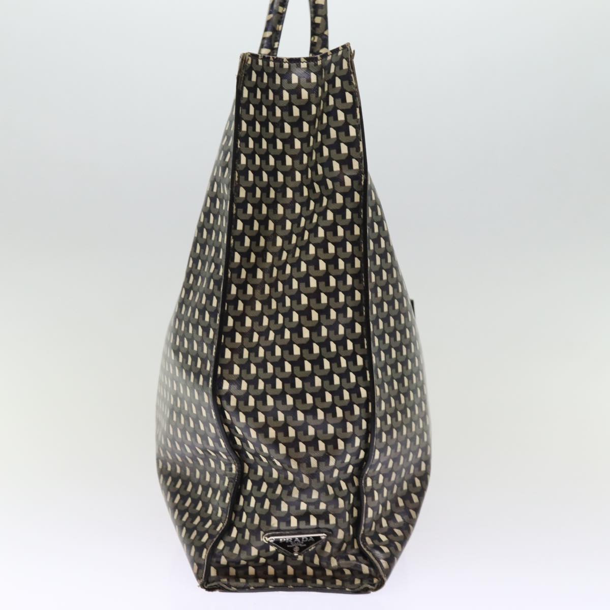 PRADA Tote Bag Safiano leather 2way Black 75371