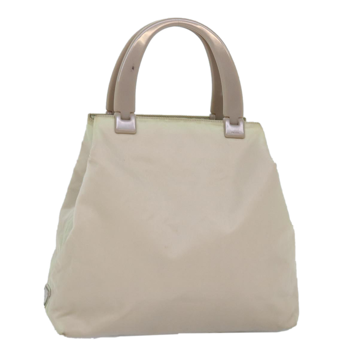 PRADA Tote Bag Nylon Beige 76005