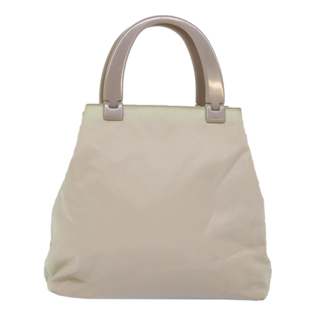PRADA Tote Bag Nylon Beige 76005